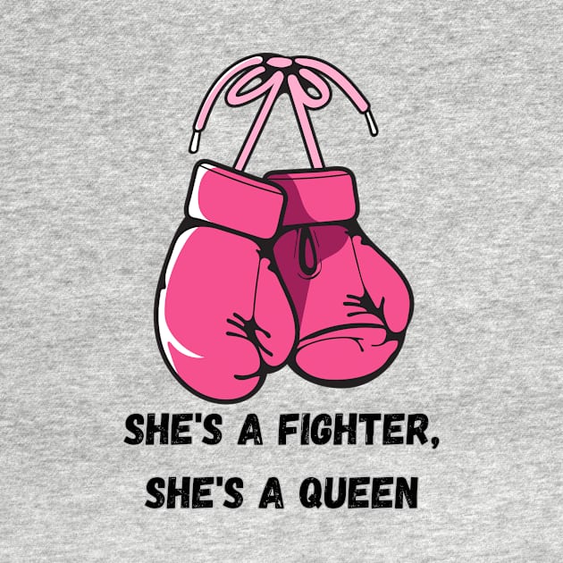 She's a fighter, she's a queen light by CoffeeBeforeBoxing